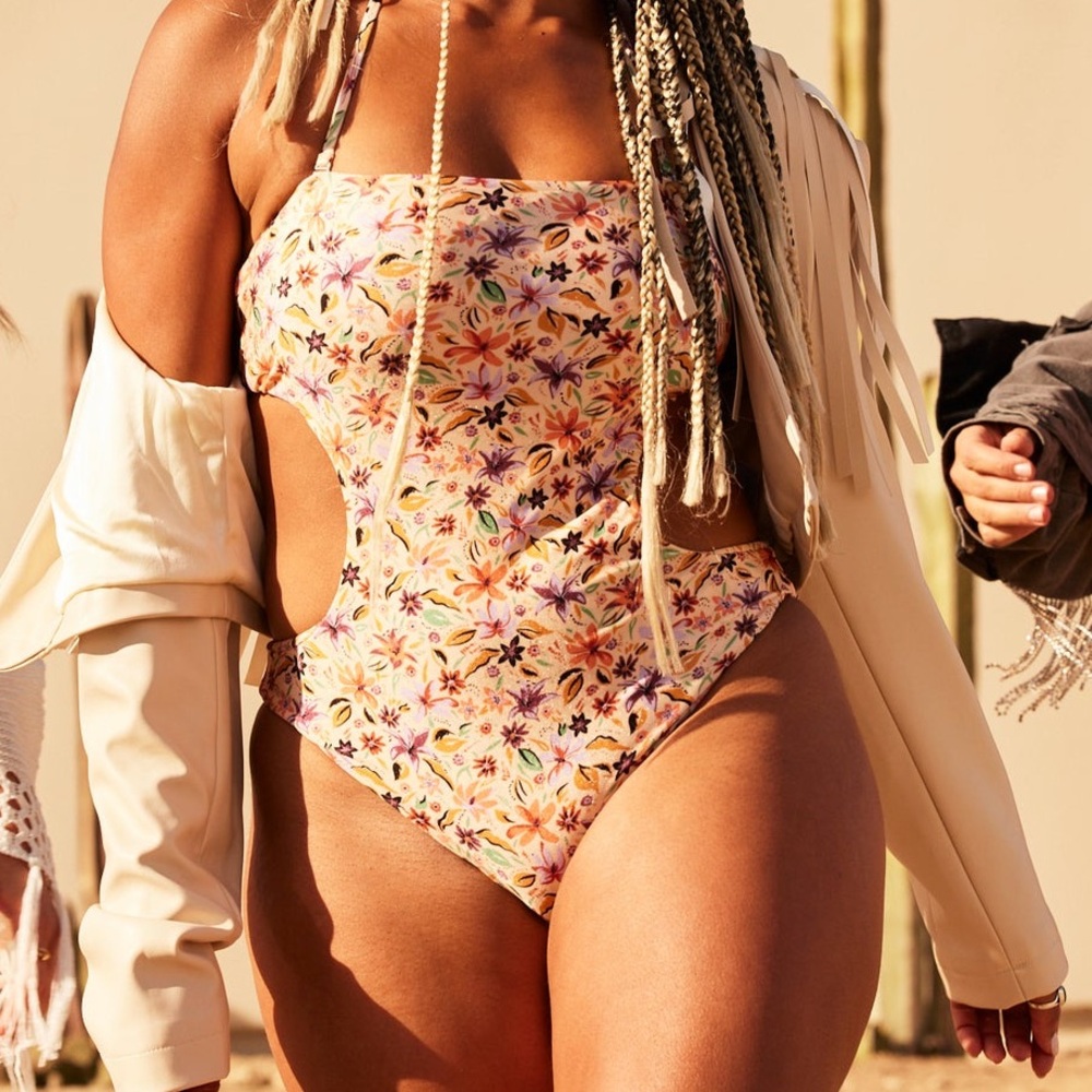 Floral One-Piece Swimsuit
